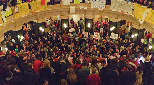 Wisconsin Union protests Wisconsin Union protests